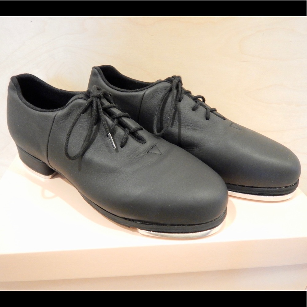 BLOCH Black Jazz Lace Up Tap Shoes